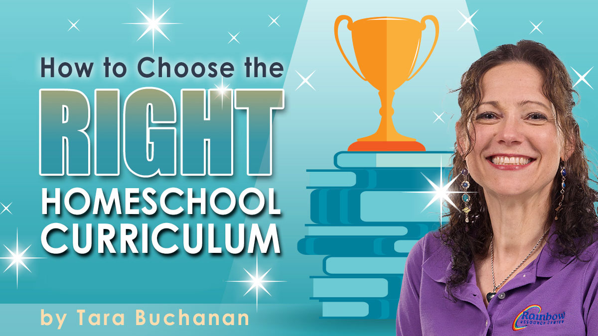 How to choose the right homeschool curriculum blog post by Tara Buchanan