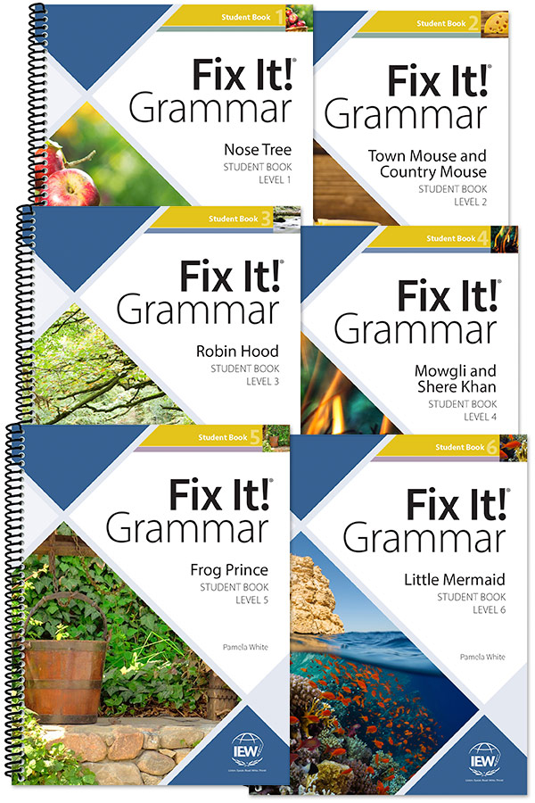 Fix It! Grammar curriculum books