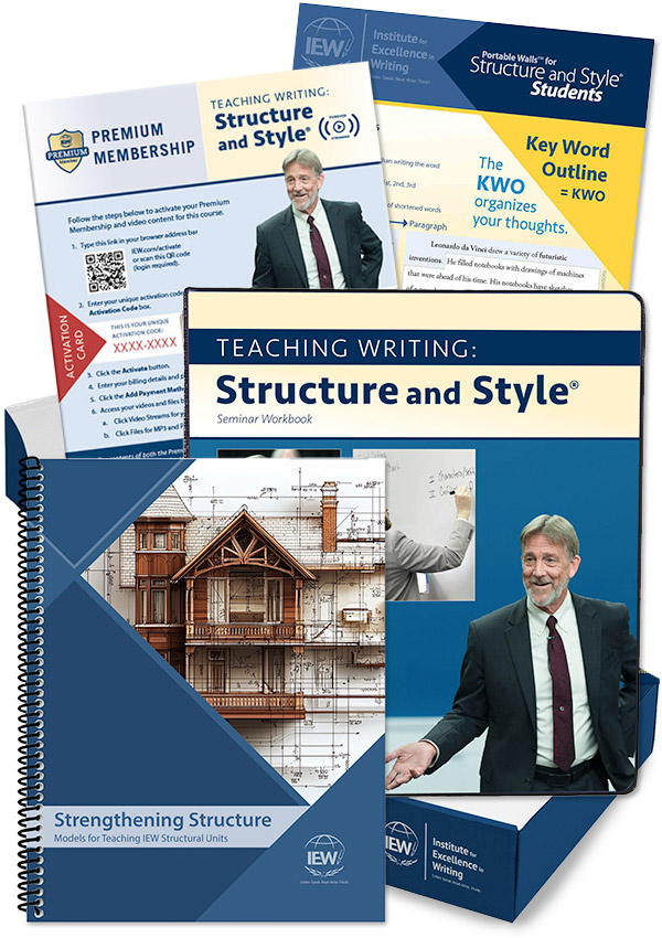 Teaching Writing: Structure and Style kit with curriculum books