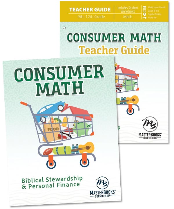 Master Books Consumer Math curriculum books