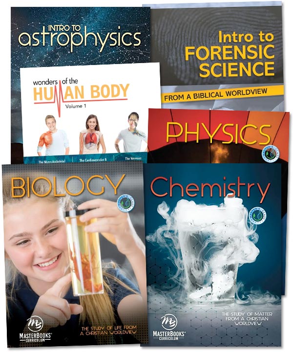 Master Books High School Science books