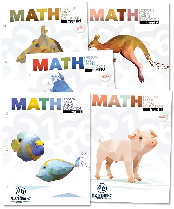 Master Books Math Lessons curriculum books