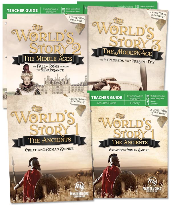 Master Books The World’s Story history books