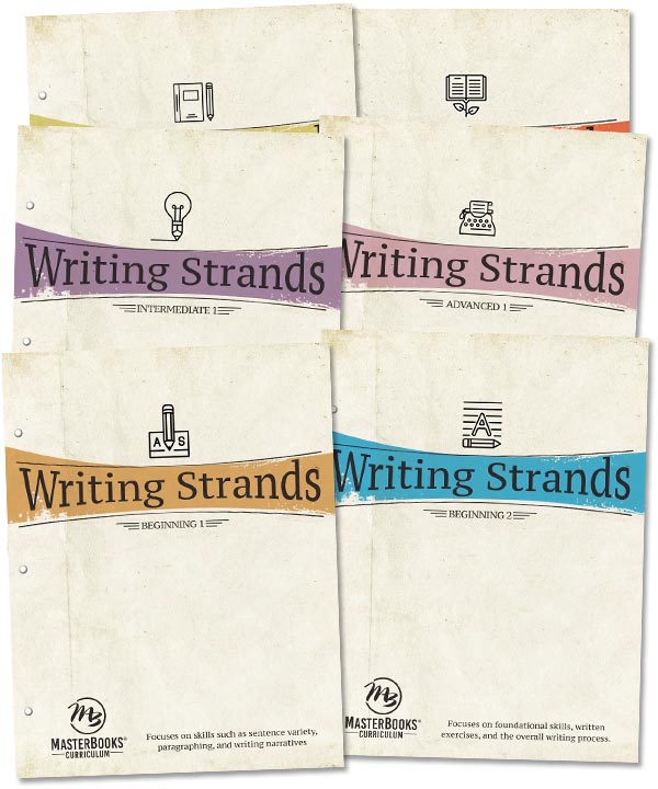 Master Books Writing Strands curriculum books