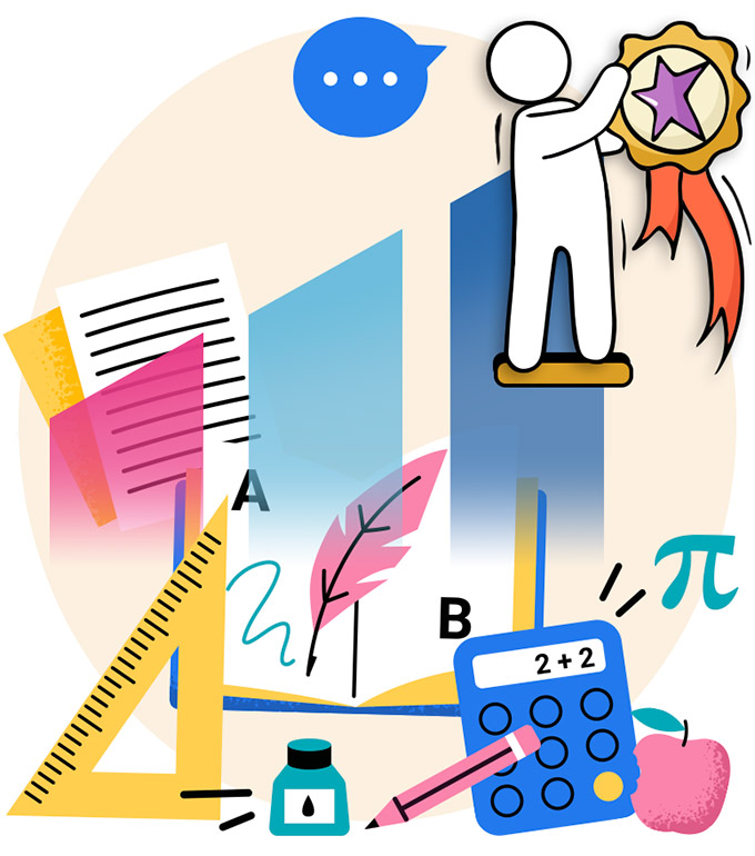 Accelerated student in Math and ELA