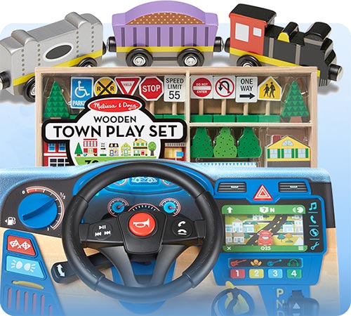 Melissa & Doug® Vehicles & More