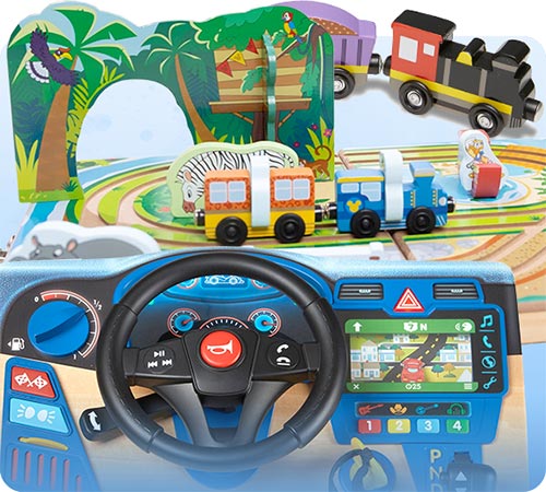 Melissa & Doug&reg; Vehicles & More