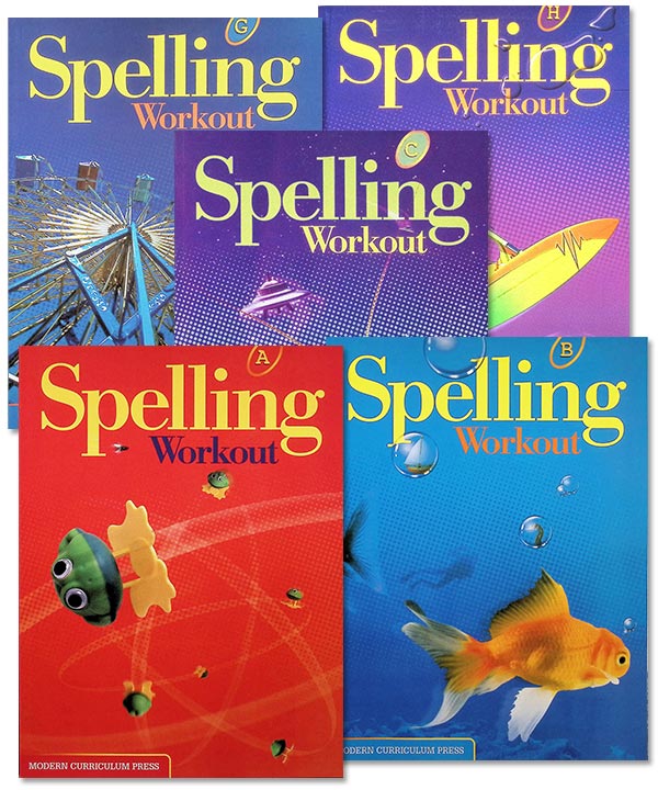 Savvas Spelling Workout curriculum books